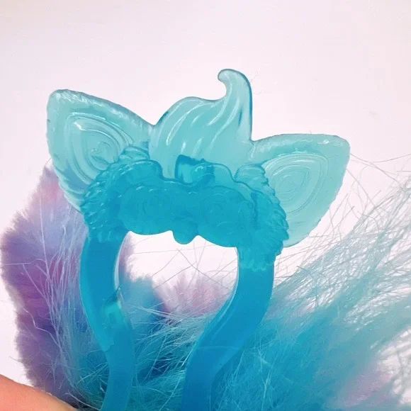 Furby Furblets Keychain Clips Charms Mini Stuffed Plush Toys 3" Inch Pink Purple - Picture 7 of 8